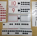 児童指導員が作る数字と数のマッチングカード