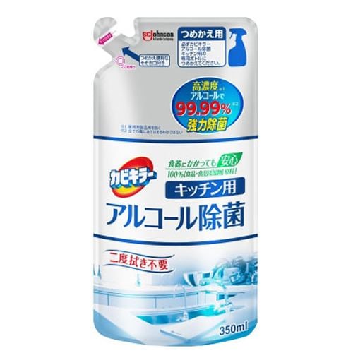 ジョンソン カビキラー アルコール除菌 キッチン用 替え 350ML