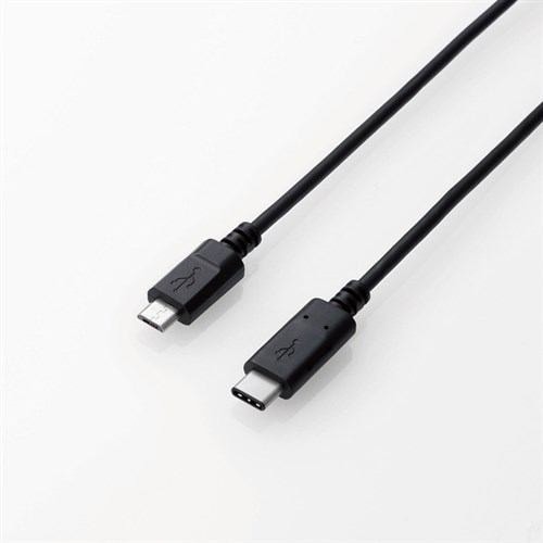 エレコム USB2.0ケーブル(認証品、C-microB) 1.5m U2C-CMB15NBK