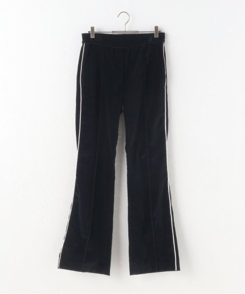 【ERNEST W. BAKER / アーネストダブルベイカー】FLARE VELOUR TRACK PANTS