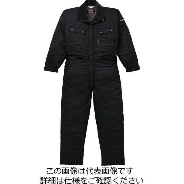 山田辰 光電子（R）防寒ツヅキ服 ブラック 6-A-830-BC