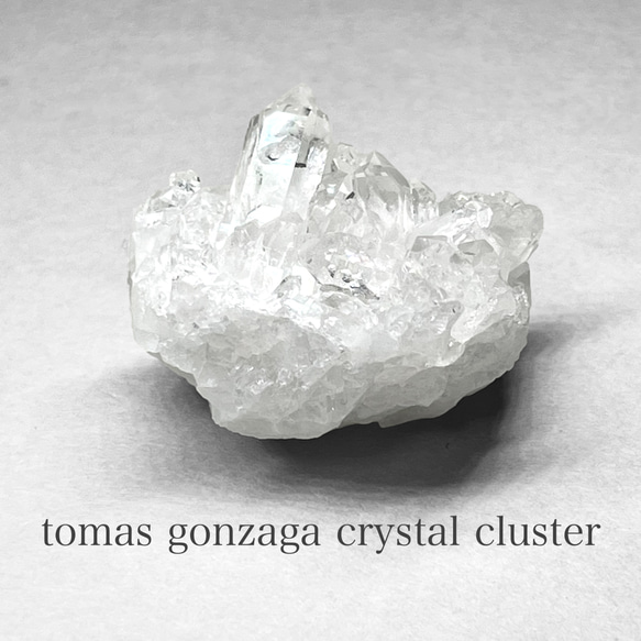 Thomas Gonzaga crystal cluster / トマスゴンサガ産水晶クラスターD (レインボーあり)