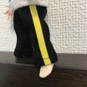 オビツ11 ライン入りパンツ　yellow