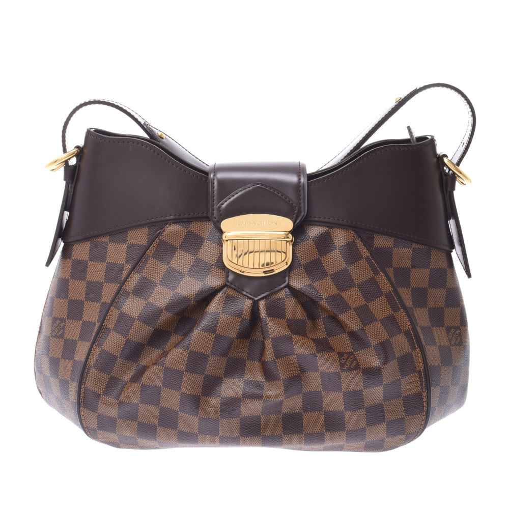 LOUIS VUITTON ルイヴィトン ダミエ システィナMM ブラウン N41541 レディース ダミエキャンバス ワンショルダーバッグ ABランク 中古 