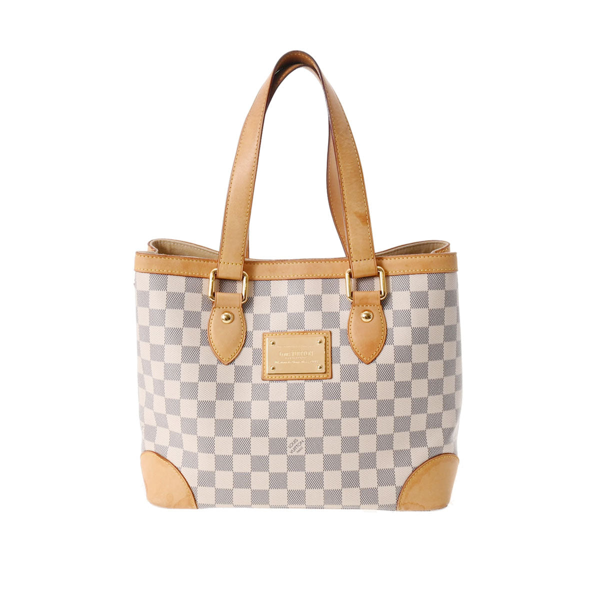 LOUIS VUITTON ルイヴィトン ダミエ アズール ハムステッド PM ホワイト N51207 レディース ダミエアズールキャンバス ハンドバッグ Bランク 中古 