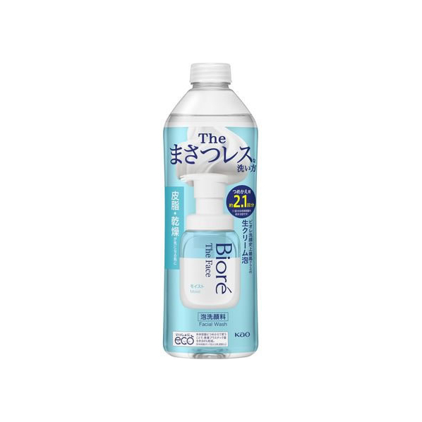 KAO ビオレ ザ・フェイス 泡洗顔料 モイスト つめかえ用 340mL FCC6080