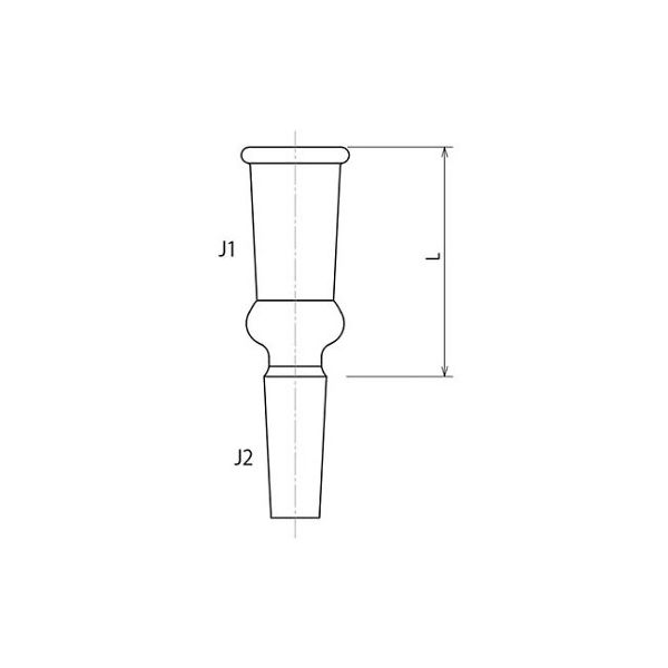 旭製作所 拡大アダプター 2300-7L4L 1個 61-4702-86（直送品）