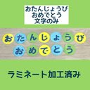 壁面　おたんじょうびおめでとう（文字のみ）