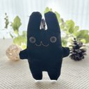 黒いうさぎのぬいぐるみ「フニータ」