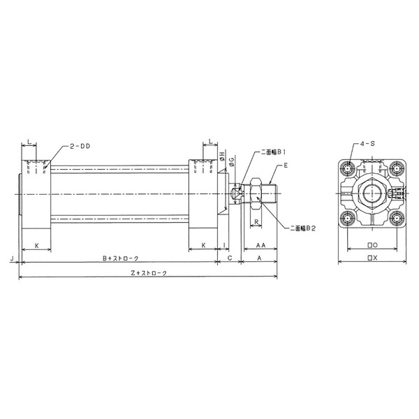 日本精器 汎用シリンダ BN-6105-S