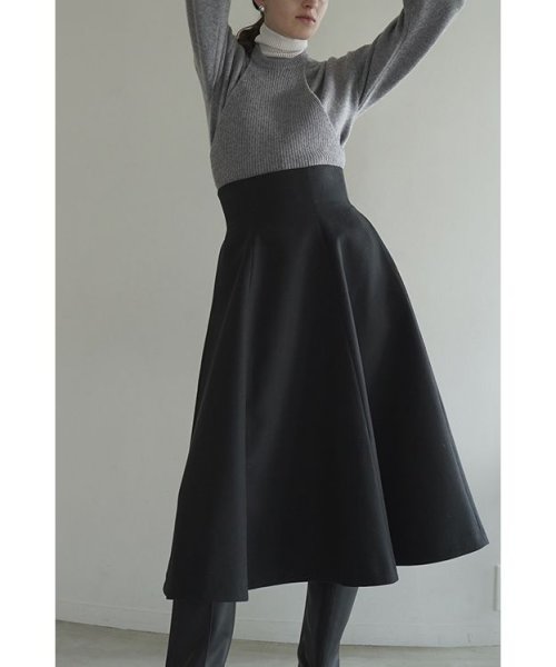 HIGH WAIST CIRCULAR SKIRT