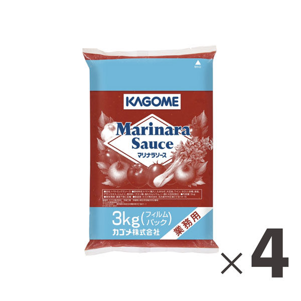カゴメ 業務用　マリナラソースフィルム  　2048 1ケース　3Kg×4パック　常温（直送品）