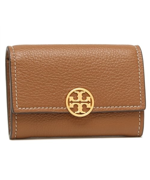 トリーバーチ 三つ折り財布 ミラー ミニ財布 ブラウン レディース TORY BURCH 140910 905