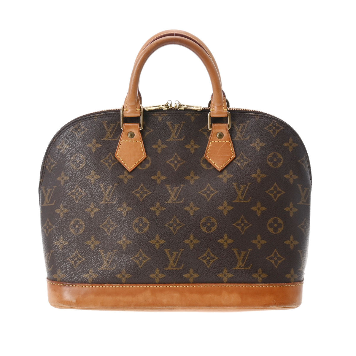 LOUIS VUITTON ルイヴィトン モノグラム アルマ PM 旧型 ブラウン M51130 レディース モノグラムキャンバス ハンドバッグ Bランク 中古 