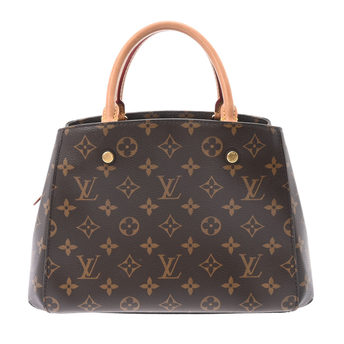 LOUIS VUITTON ルイヴィトン モノグラム モンテーニュBB ブラウン M41055 レディース モノグラムキャンバス 2WAYバッグ ABランク 中古 