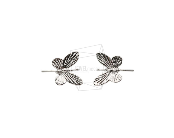 ERG-2034-R【2個入り】バタフライイヤーフック,Butterfly Ear Hook/11mm x 14mm