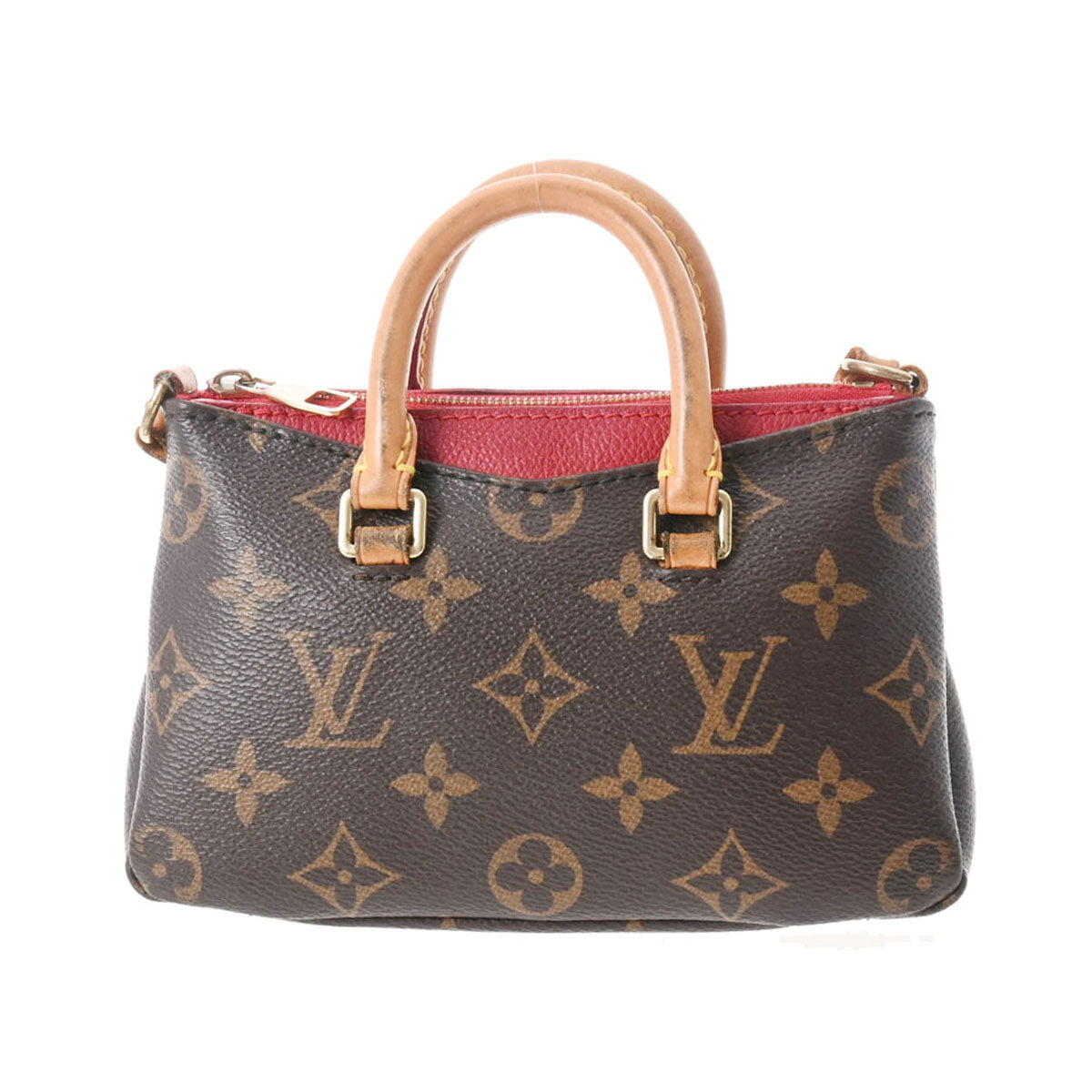 LOUIS VUITTON ルイヴィトン モノグラム モノグラム ナノパラス スリーズ M61254 レディース モノグラムキャンバス ショルダーバッグ Bランク 中古 