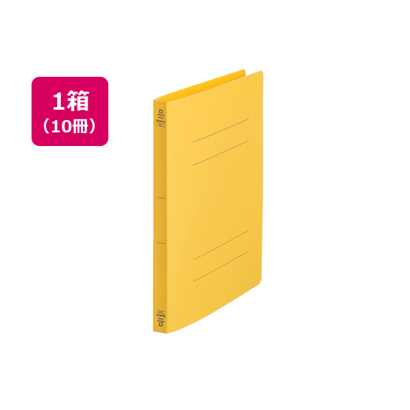 キングジム フラットファイル クイックイン〈PP〉A4タテ 黄 10冊 1パック(10冊) F820914-4432ｷｲ