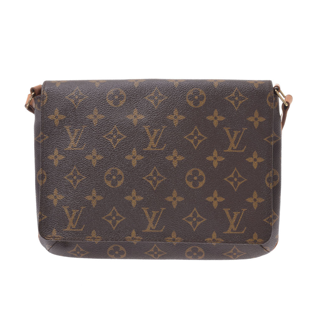 LOUIS VUITTON ルイヴィトンミュゼット・タンゴ ショート  14145 ブラウン レディース モノグラムキャンバス ショルダーバッグ M51257  中古