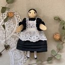 小さなペグドールシリーズ　ハウスメイドさん　　　Little Peg Doll Series   【house maid】