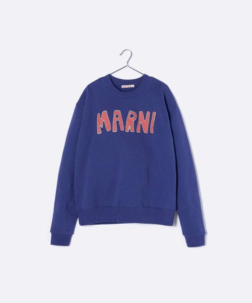 マルニ MARNI FUMU0074P5 USCU55 トレーナー メンズ トップス 長袖 スウェット ロゴ カジュアル シンプル コットン オーバーサイズ 綿