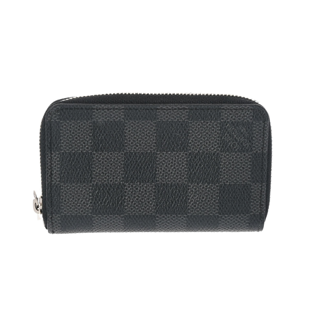 LOUIS VUITTON ルイヴィトン ダミエグラフィット ジッピーコインパース 黒/グレー N63076 メンズ ダミエグラフィットキャンバス コインケース Bランク 中古 