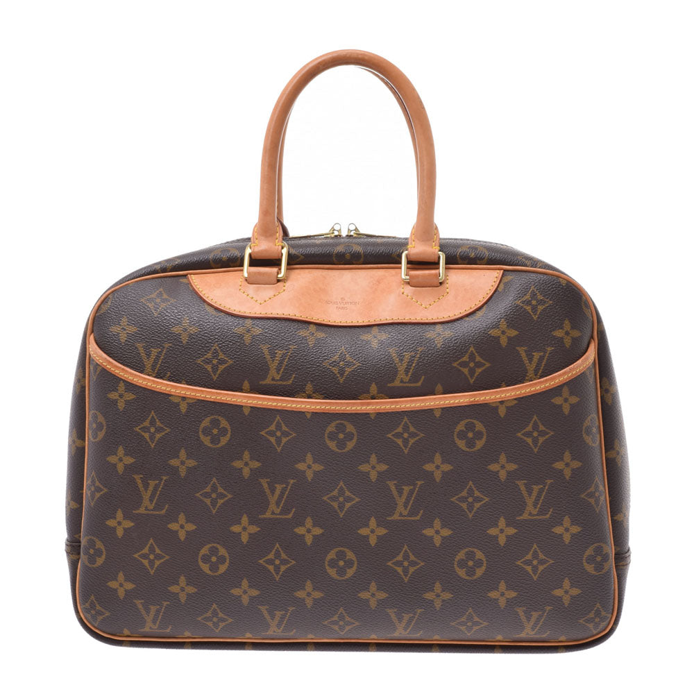 LOUIS VUITTON ルイヴィトンドーヴィル  ブラウン ユニセックス モノグラムキャンバス ハンドバッグ M47270  中古