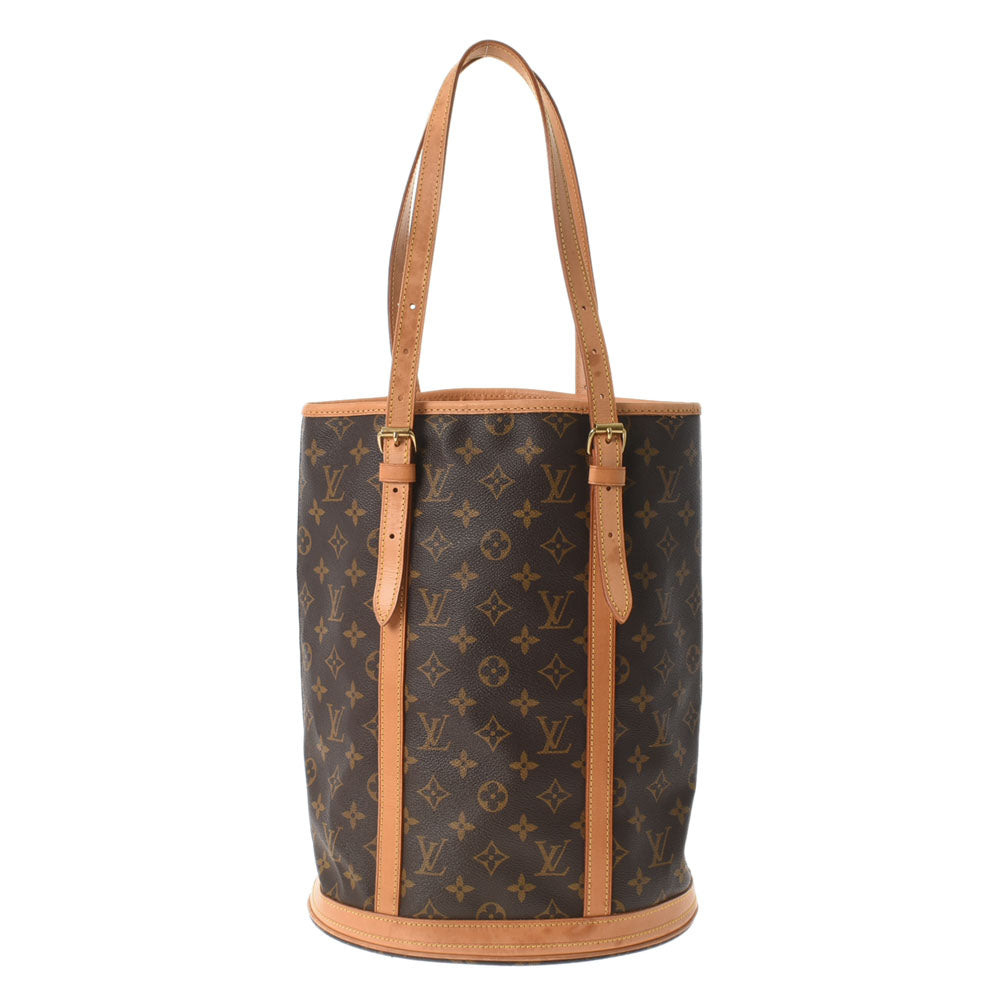 LOUIS VUITTON ルイヴィトン モノグラム バゲットL トートバッグ ブラウン M42236 レディース モノグラムキャンバス ハンドバッグ Bランク 中古 