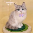 【オーダーメイドペット】羊毛フェルト、うちの子　猫ぬいぐるみ、フェルト猫、羊毛猫、肖像画、犬猫人形 プレゼントやギフトに