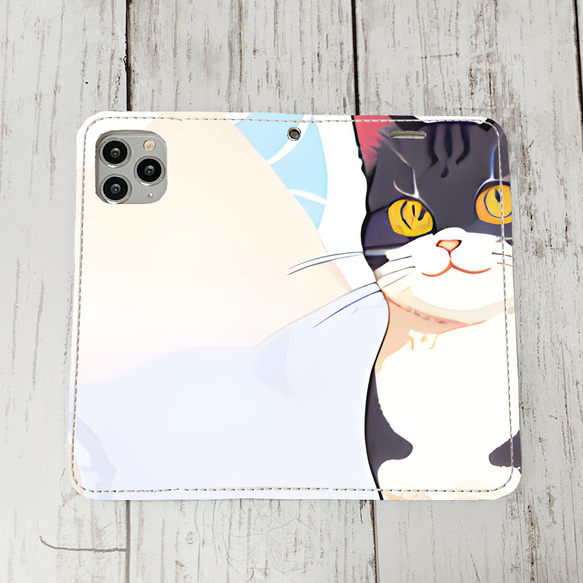 iphoneケース3-4-48 iphone 手帳 ねこ・猫・ネコ 箱2 かわいい アイフォン iface