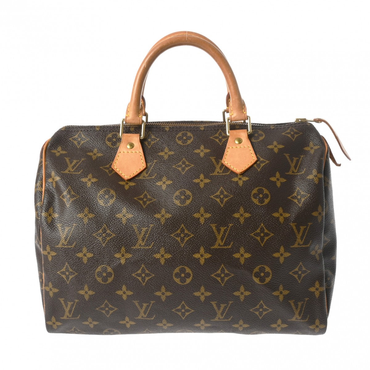 LOUIS VUITTON ルイヴィトン モノグラム スピーディ 30 ブラウン M41526 レディース モノグラムキャンバス ハンドバッグ Bランク 中古 