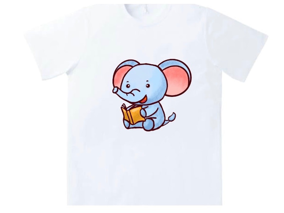 【受注生産】☆送料無料☆ 子供用Tシャツ 象Elephant