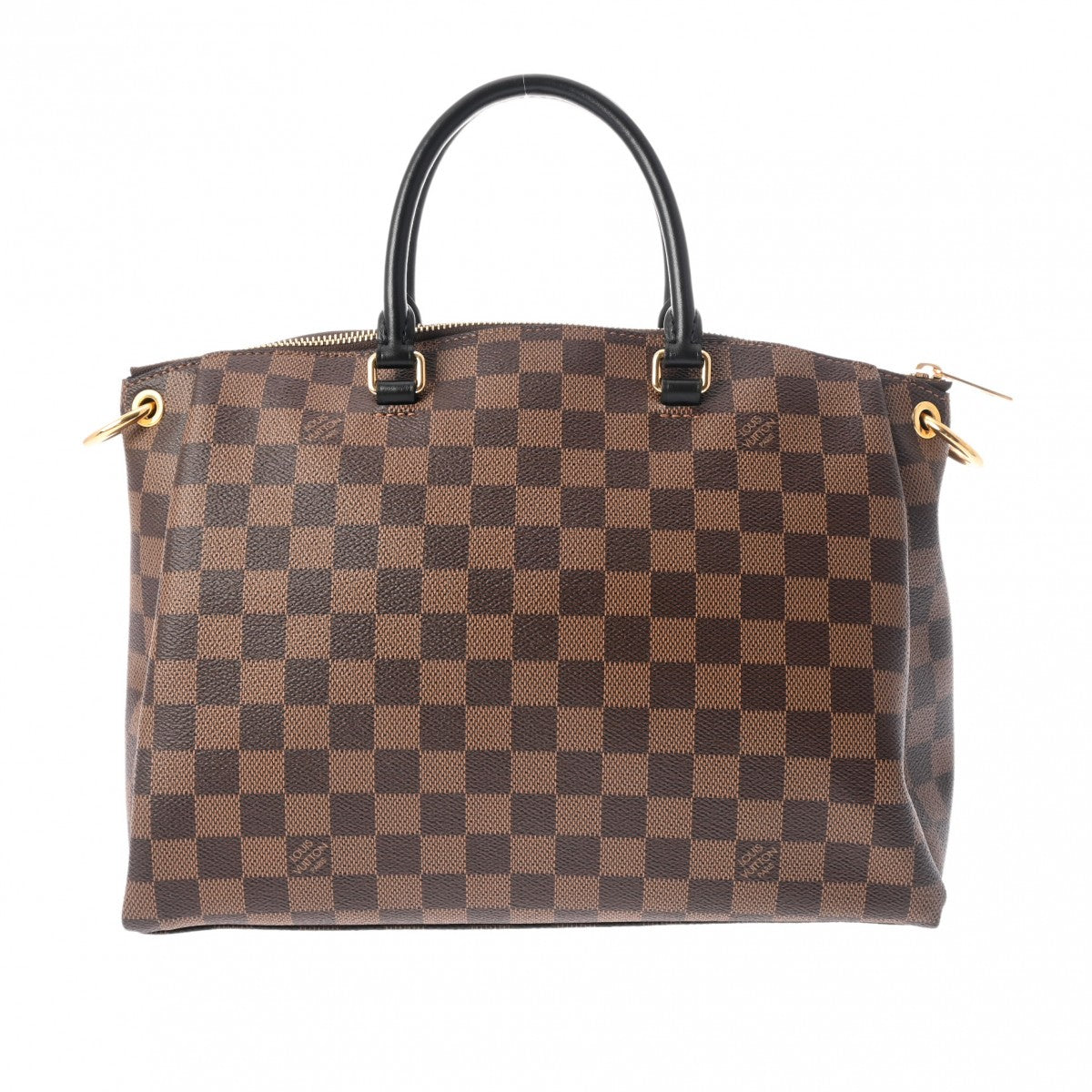 LOUIS VUITTON ルイヴィトン ダミエ オデオントート MM ブラウン N45283 レディース ダミエキャンバス 2WAYバッグ ABランク 中古 