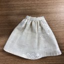 ベーシックスカート〜レース柄〜【22cm/リカ服】