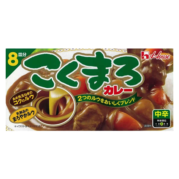 ハウス食品 こくまろカレー 中辛 140g F718658