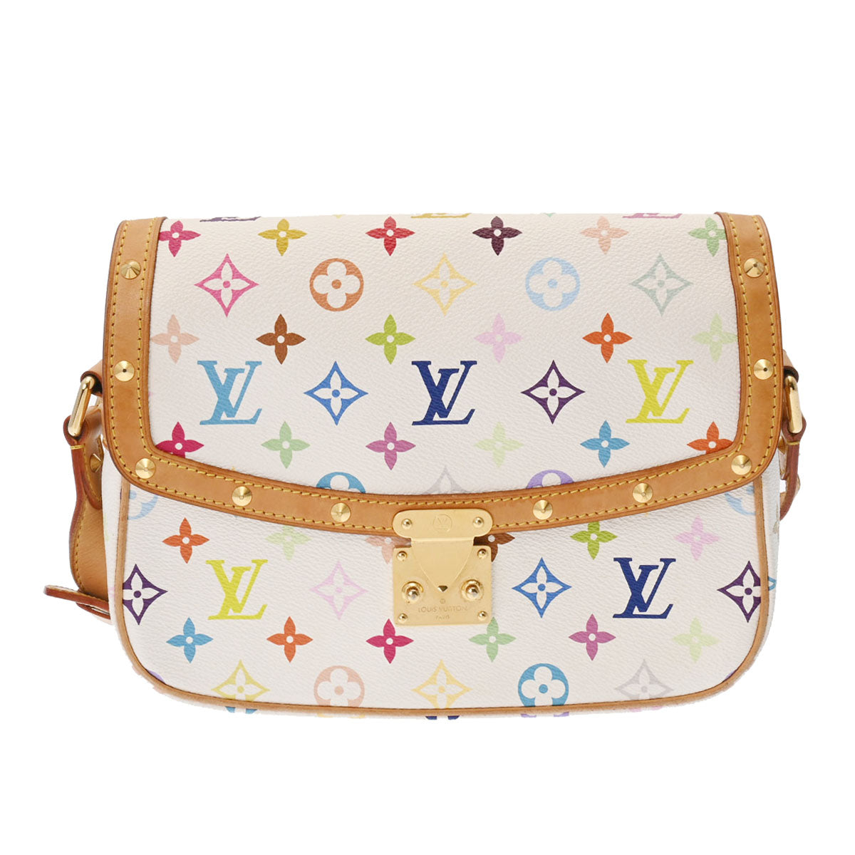 LOUIS VUITTON ルイヴィトン マルチカラー ソローニュ ブロン M92661 レディース モノグラムマルチカラー ショルダーバッグ Bランク 中古 