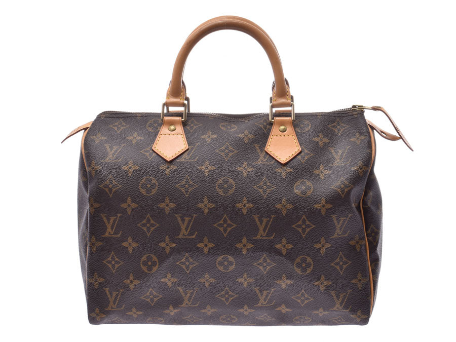 ルイヴィトン モノグラム スピーディ30 ブラウン M41526 レディース 本革 ハンドバッグ Bランク LOUIS VUITTON 中古 