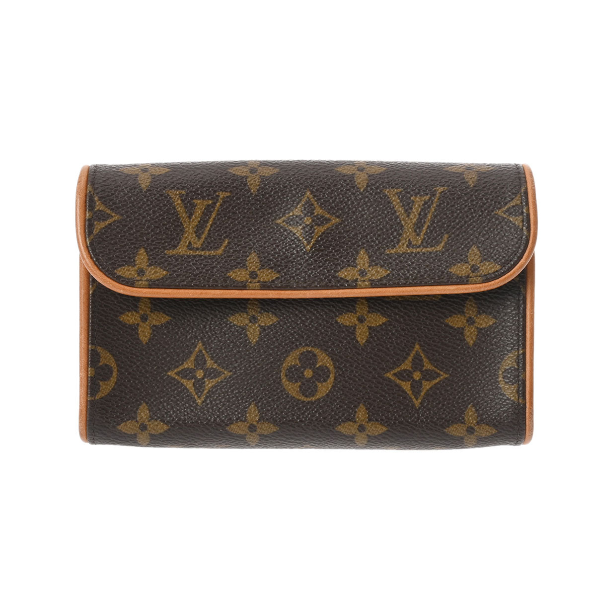 LOUIS VUITTON ルイヴィトン モノグラム ポシェットフロランティーヌ ベルトS ブラウン M51855 レディース モノグラムキャンバス ウエストバッグ Bランク 中古 