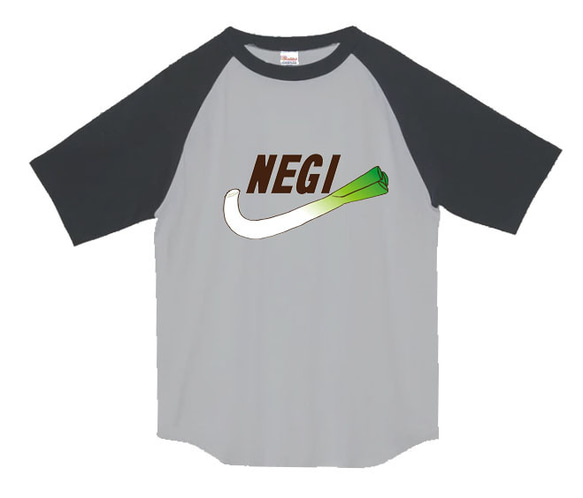 【NEGI/ラグランTシャツ】5.6oz正規商標登録商品ねぎTシャツ面白いおもしろうけるプレゼント