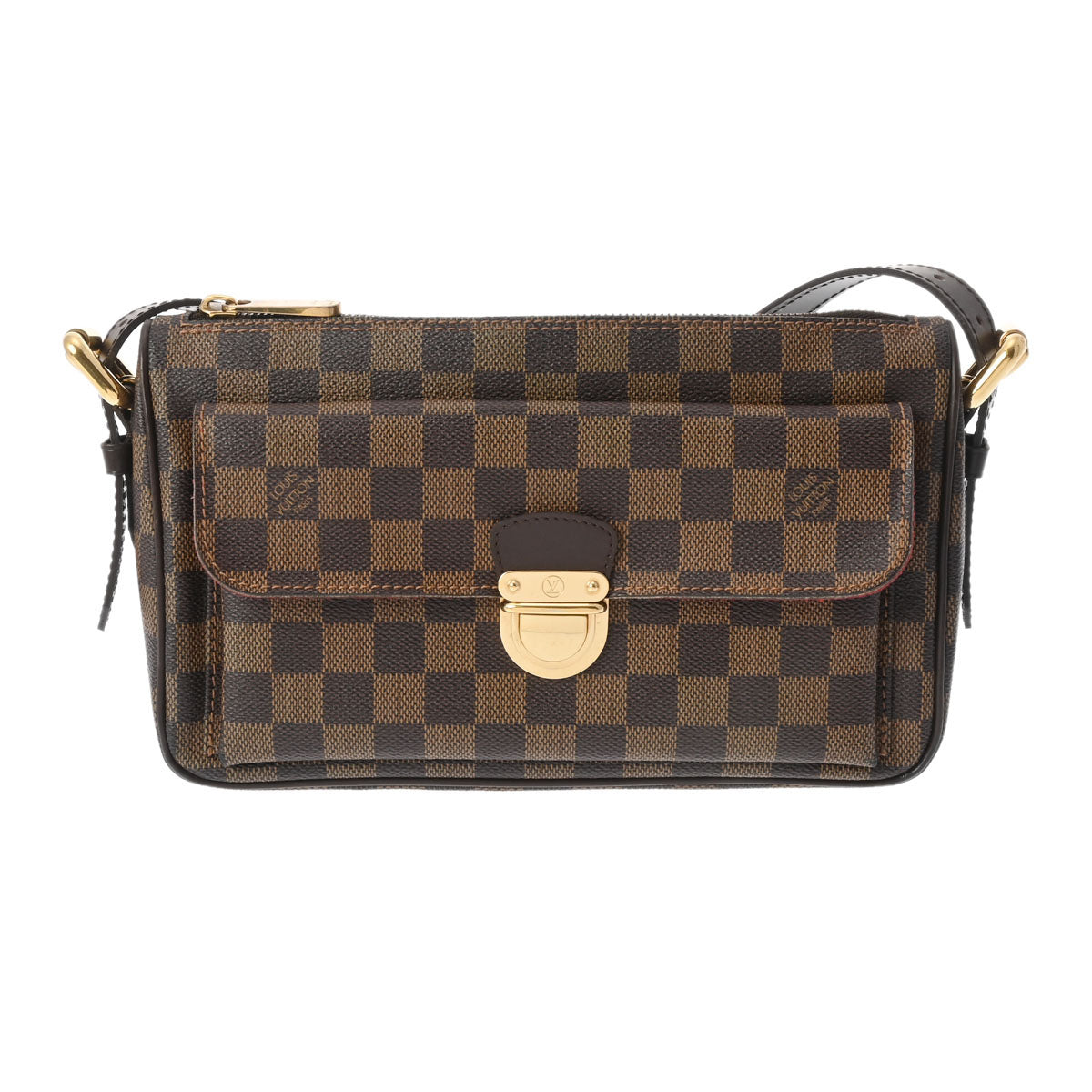 LOUIS VUITTON ルイヴィトン ダミエ ラヴェッロ GM ブラウン N60006 レディース ダミエキャンバス ショルダーバッグ Bランク 中古 