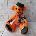 ANARCHY BEAR/ORANGE(25cmテディベア)