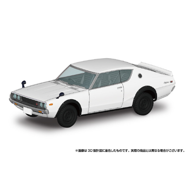 アオシマ 1/32 ザ・スナップキット No．18-B ニッサン C110スカイラインGT-R(ホワイト) Aｽﾅﾂﾌﾟ18BC110ｽｶｲﾗｲﾝGTRW