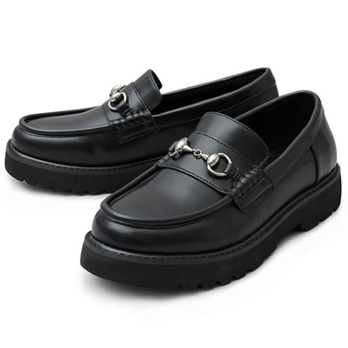 glabella PLATFORM SOLE BIT LOAFERS