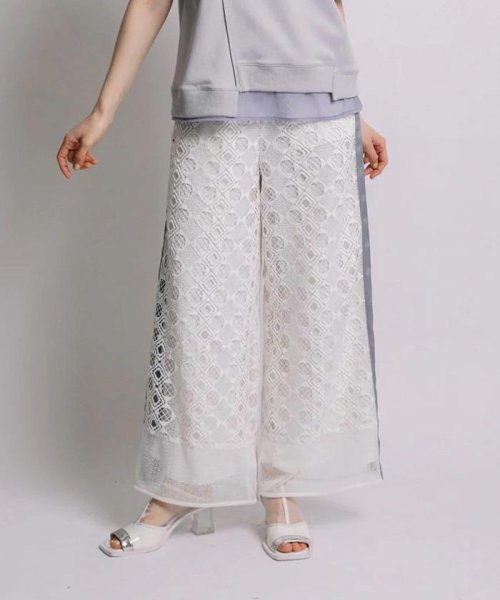 AULA AILA/アウラアイラ/LACE LINE PANTS