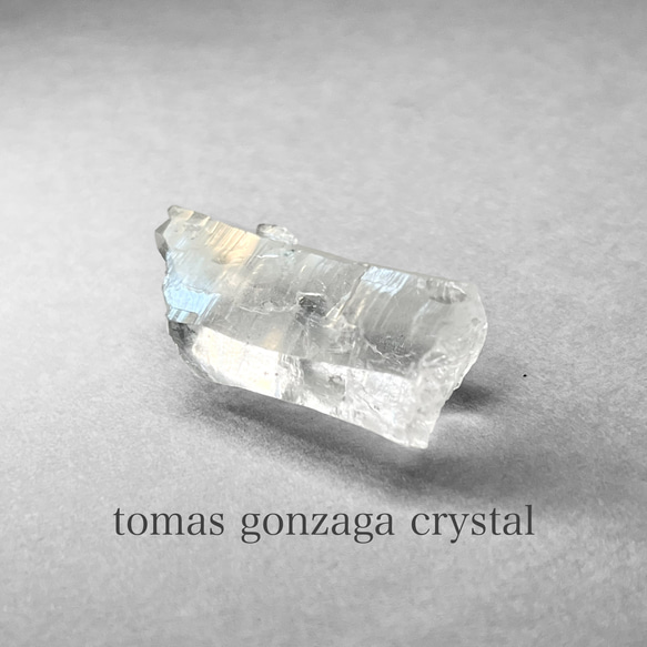 Thomas Gonzaga crystal：quartz in quartz /トマスゴンサガ産水晶原石 8：貫入水晶