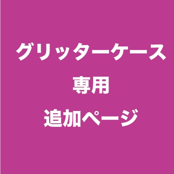 グリッターケース追加　専用