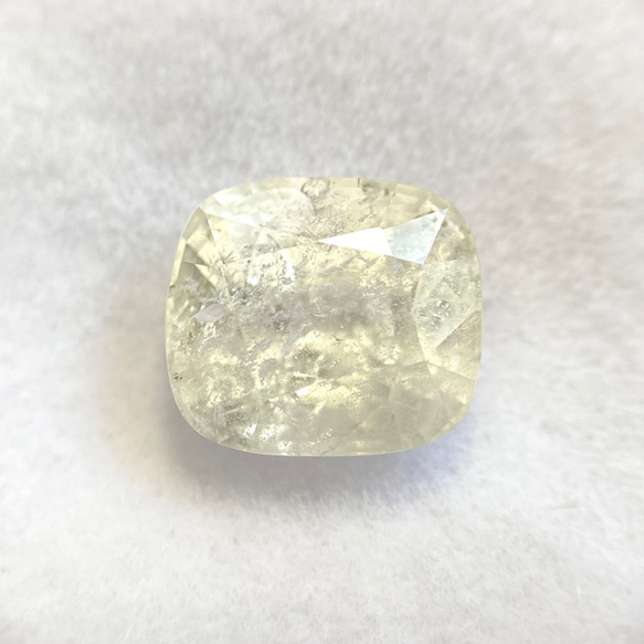 【お盆セール開催中】リューコガーネット 3.258ct ミャンマー産 日独ミニ鑑別書付き グロッシュラーガーネット