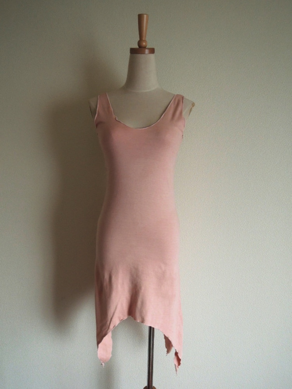 organic cotton Lakshmi dress　春の色