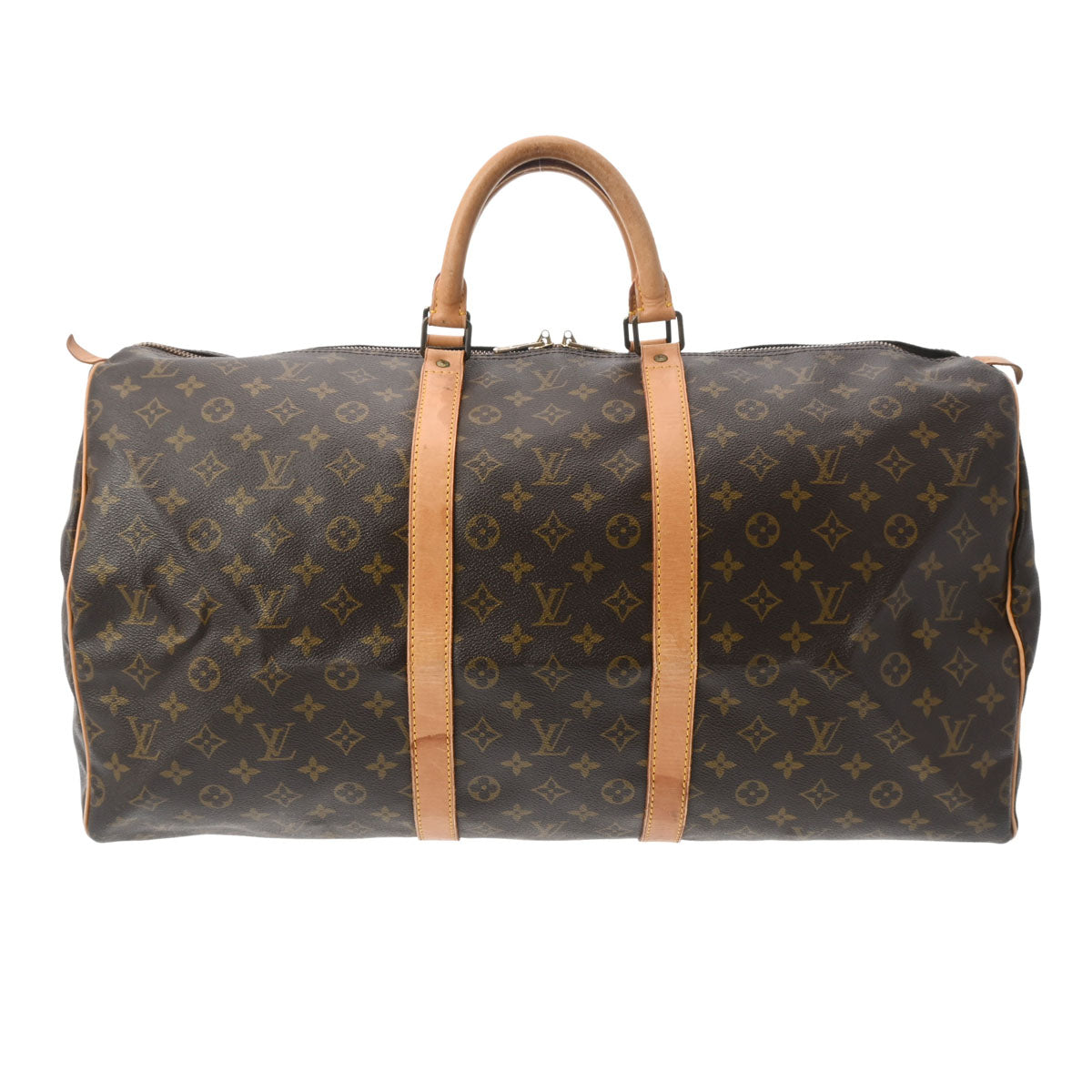 LOUIS VUITTON ルイヴィトン モノグラム キーポル 55 ブラウン M41424 ユニセックス モノグラムキャンバス ボストンバッグ Bランク 中古 