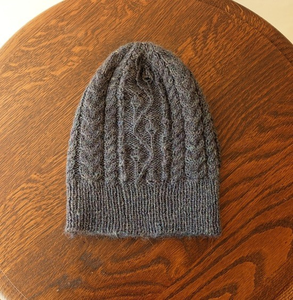 秋冬 手編み KNIT CAP　”TSUTA